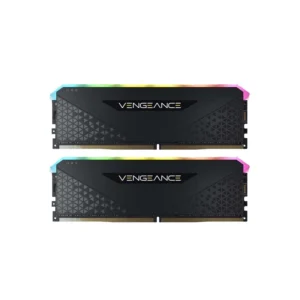 رم دسکتاپ DDR4 دو کاناله 3200 مگاهرتز CL16 کورسیر مدل VENGEANCE RGB RS ظرفیت 16 گیگابایت