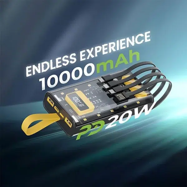 پاوربانک گرین لاین مدل Transparent Pro 10000mAh - Image 6