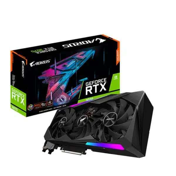 کارت گرافیک استوک گیگابایت آروس مدل AORUS GeForce RTX 3070 MASTER 8G (LHR) - Image 4