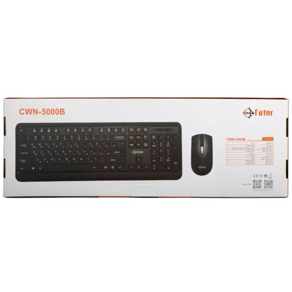 ماوس و کیبورد بی سیم فاطر مدل Fater CWN-5000B - Image 11