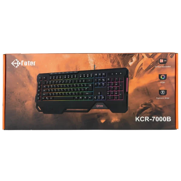 کیبورد گیمینگ فاطر مدل Fater KCR-7000B - Image 9