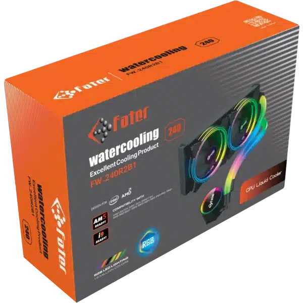 خنک کننده مایع پردازنده فاطر مدل Fater FW-240R2B1 Black - Image 7