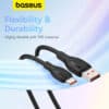 کابل شارژ USB به Type-C بیسوس مدل CB000054 توان 100 وات 6 آمپر - Image 4