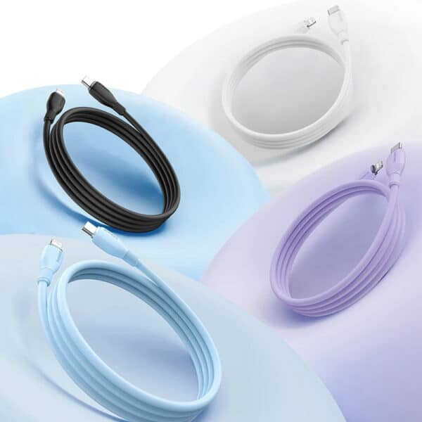 کابل شارژ Type-C به لایتنینگ بیسوس مدل Pudding CB000053 طول 1.2 متر توان 20 وات - Image 6