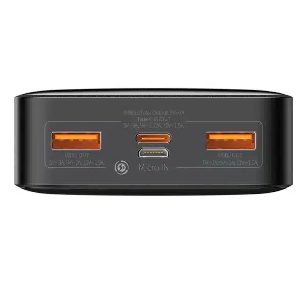پاوربانک بیسئوس مدل PPBD050501 20W ظرفیت 20000 میلی آمپر ساعت - Image 10