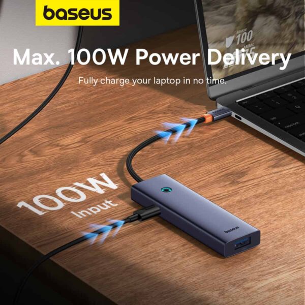 هاب 5 پورت USB-C بیسوس مدل UltraJoy Series BS-OH149 - Image 4