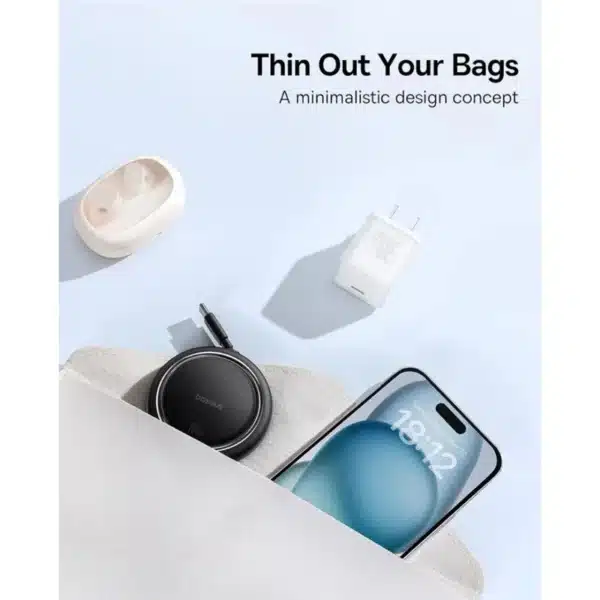 کابل USB-C  بیسوس مدل Free2Draw Mini Retractable 100W طول 1 متر - Image 3