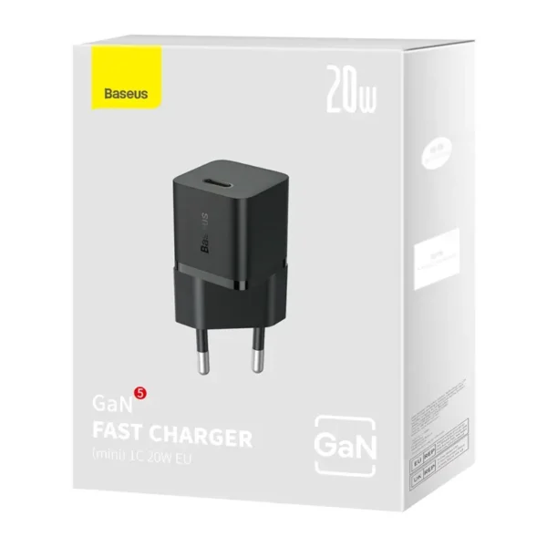 شارژر دیواری باسئوس مدل GaN5 EU CCGN050101 توان 20 وات - Image 2