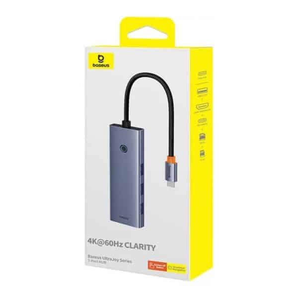 هاب USB-C هفت پورت بیسوس مدل UltraJoy B00052803811-00 - Image 5