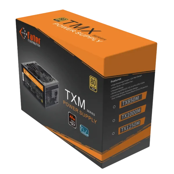 پاور کامپیوتر 850 وات ماژولار فاطر مدل Fater TX850M 80+ Gold