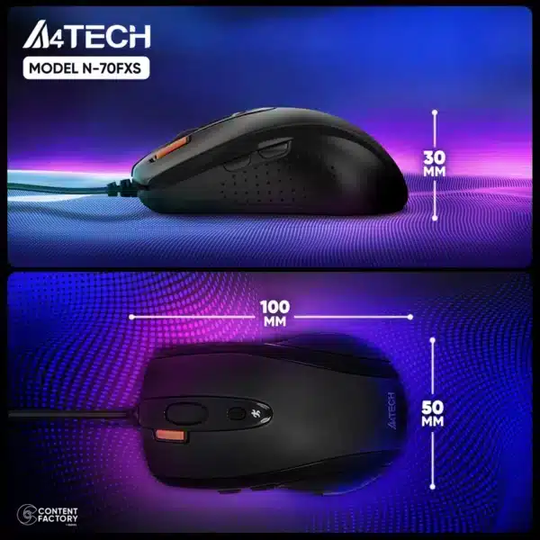 ماوس با سیم ای فورتک مدل A4TECH N-70FXS - Image 8