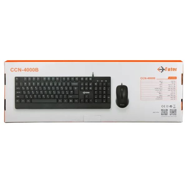 ماوس و کیبورد بی سیم فاطر مدل Fater CCN-4000B - Image 5