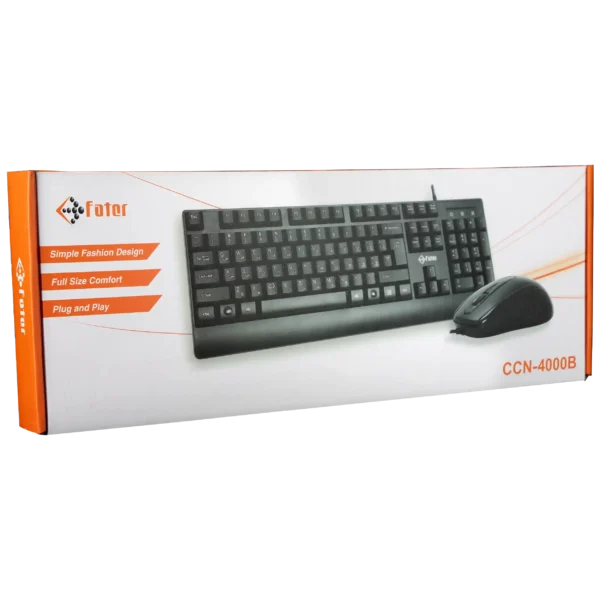 ماوس و کیبورد بی سیم فاطر مدل Fater CCN-4000B - Image 6