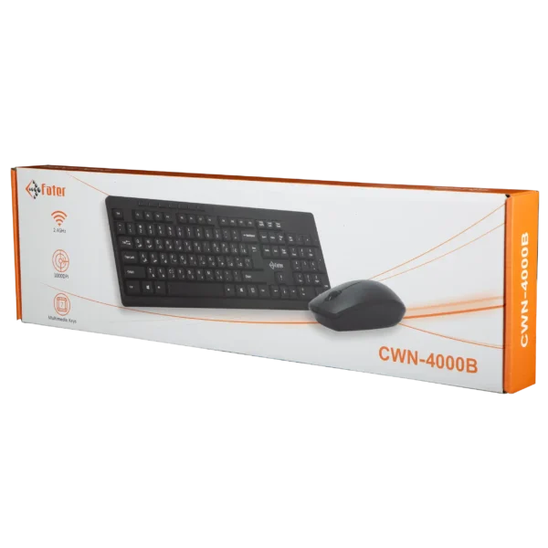 ماوس و کیبورد بی سیم فاطر مدل Fater CWN-4000B - Image 2