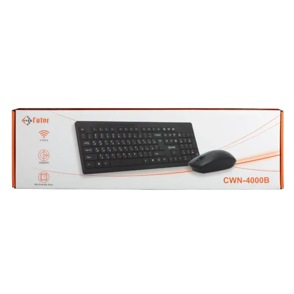 ماوس و کیبورد بی سیم فاطر مدل Fater CWN-4000B - Image 7