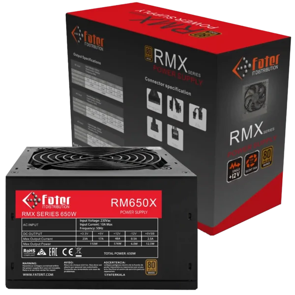 پاور کامپیوتر 650 وات فاطر مدل Fater RM650X 80+ Bronze - Image 7