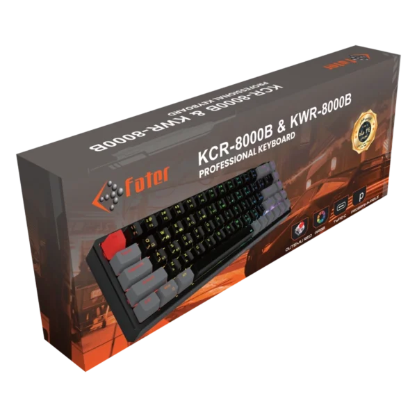 کیبورد بی سیم گیمینگ فاطر مدل Fater KWR-8000B - Image 7