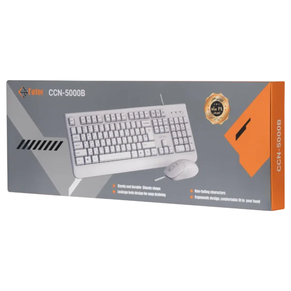 ماوس و کیبورد با سیم فاطر مدل Fater CCN-5000W - Image 13