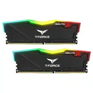 رم کامپیوتر DDR4 دو کاناله 3600 مگاهرتز CL18 تیم گروپ مدل T-Force Delta RGB ظرفیت 32 گیگابایت