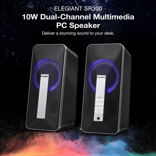 اسپیکر دو تیکه ELEGIANT مدل SR300 - Image 2