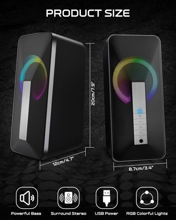 اسپیکر دو تیکه ELEGIANT مدل SR300 - Image 3