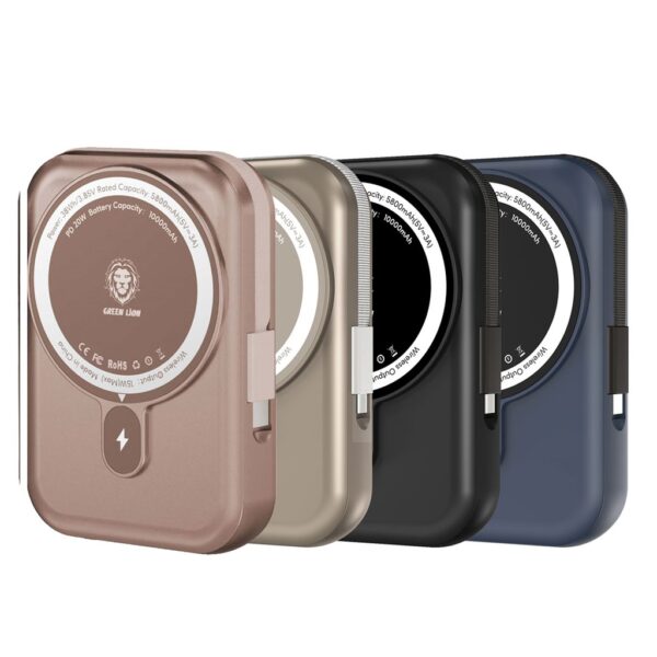 پاوربانک 10000mAh گرین لاین مدل Monaco magsafe - Image 2