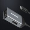 تبدیل USB C به HDMI و VGA برند فیلیپس - Image 2