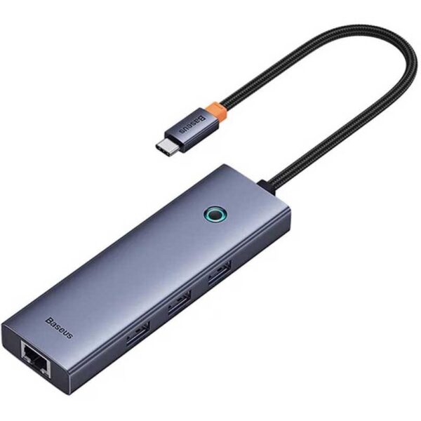 هاب 4 پورت USB-C بیسوس مدل UltraJoy Series Gigabit Network BS-OH109 - Image 2