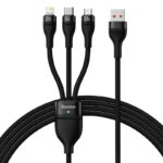 کابل شارژ USB بیسوس مدل ONE for THREE CB000029 طول 1.2 متر