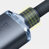 کابل شارژ USB بیسوس مدل ONE for THREE CB000029 طول 1.2 متر - Image 5