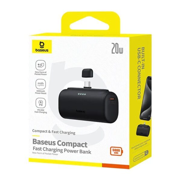پاوربانک جیبی بیسوس Compact Fast Charging مدل PPWC05T - Image 3