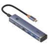 هاب 6 پورت USB-C بیسوس مدل UltraJoy Series BS-OH166 - Image 3