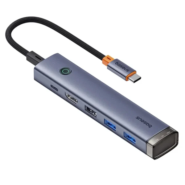 هاب 6 پورت USB-C بیسوس مدل UltraJoy Series BS-OH166 - Image 3