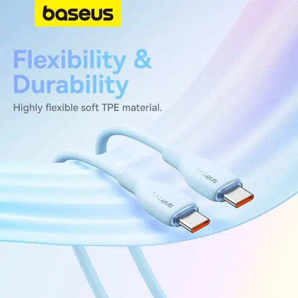 کابل شارژ دوسر Type-C بیسوس مدل CB000055 طول 2متر - Image 7