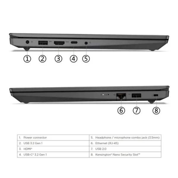 لپ تاپ 15.6 اینچی لنوو مدل V15 G4 IRU-i3 1315U-8GB - Image 9