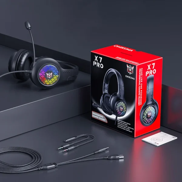 هدست گیمینگ با سیم اونیکوما مدل X7 pro - Image 8