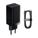 شارژر دیواری 65 وات بیسوس مدل CCGAN65E5