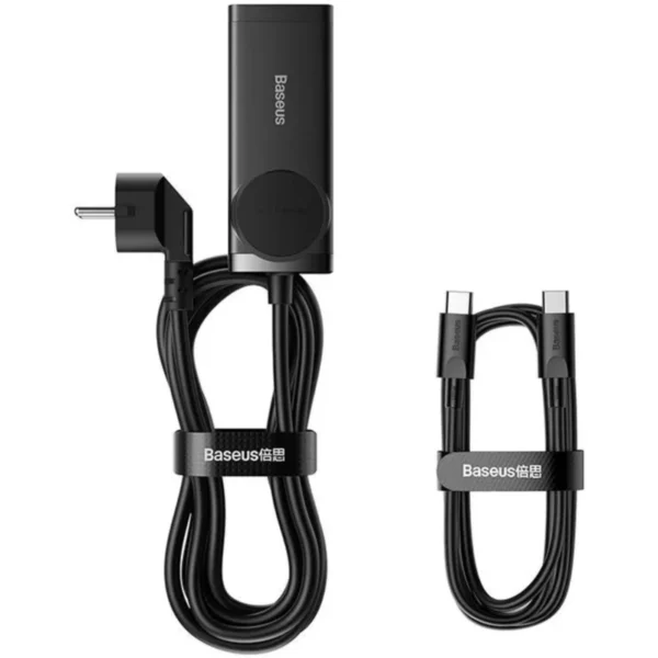 شارژر رومیزی 100 وات بیسوس مدل CCGAN100-1ACE به همراه کابل USB-C - Image 5