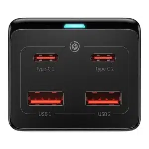 شارژر رومیزی 100 وات بیسوس مدل CCGAN100-1ACE به همراه کابل USB-C