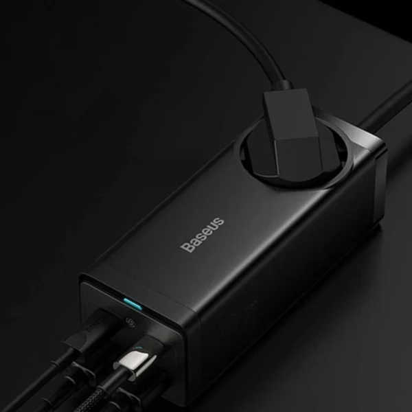 شارژر رومیزی 100 وات بیسوس مدل CCGAN100-1ACE به همراه کابل USB-C - Image 10