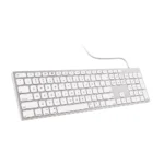 کیبورد اپل استوک با سیم مدل Apple Keyboard A۱۲۴۳ (Slim)