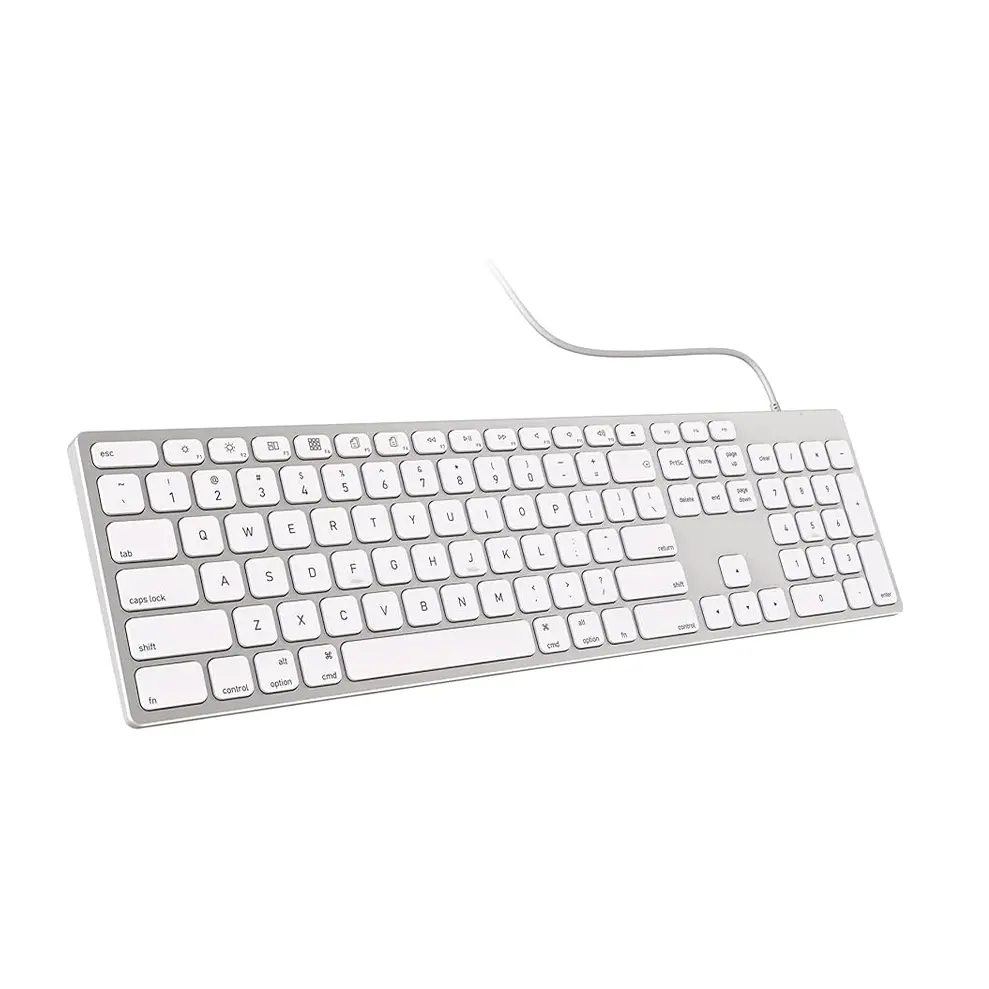 کیبورد اپل استوک با سیم مدل Apple Keyboard A۱۲۴۳ (Slim)