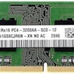 رم لپ تاپ استوک DDR4 تک کاناله 3200 مگاهرتز CL22 هاینیکس مدل HMAA1GS6CJR6N ظرفیت 8 گیگابایت
